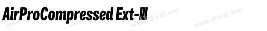 AirProCompressed Ext字体转换